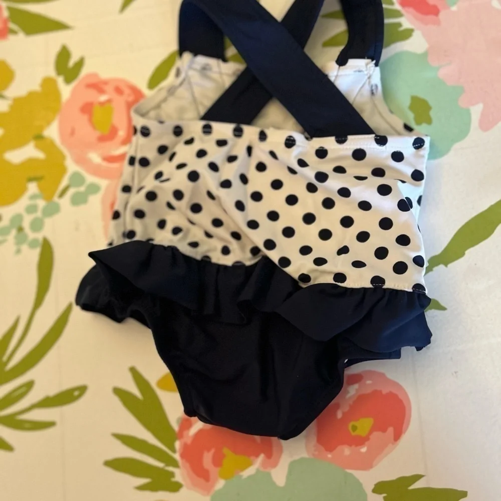 Kiko & max 24month polka dot one piece swimsuit